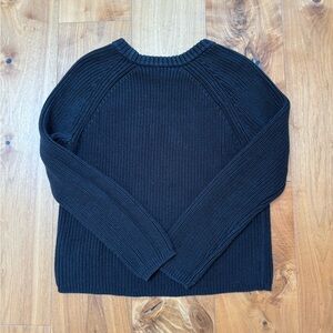 Jenni Kayne Black Fisherman Knit Sweater